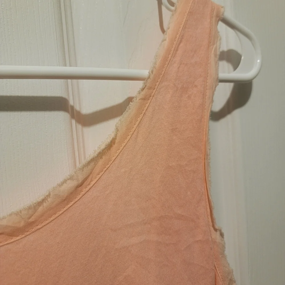 J. Crew  Ruffle Front Distressed Tank Top - Picture 7 of 7